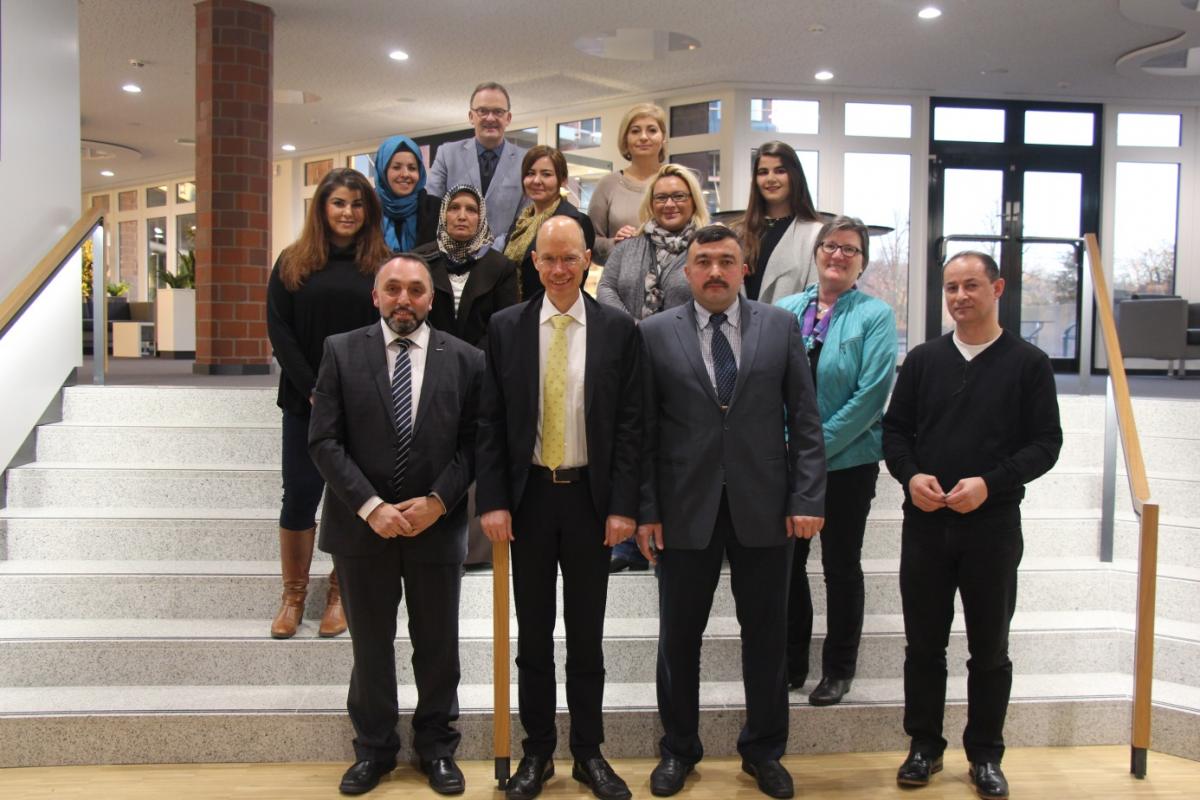 Delegation der DITIB Moschee aus Bad Essen besucht Kreishaus in Osnabrück