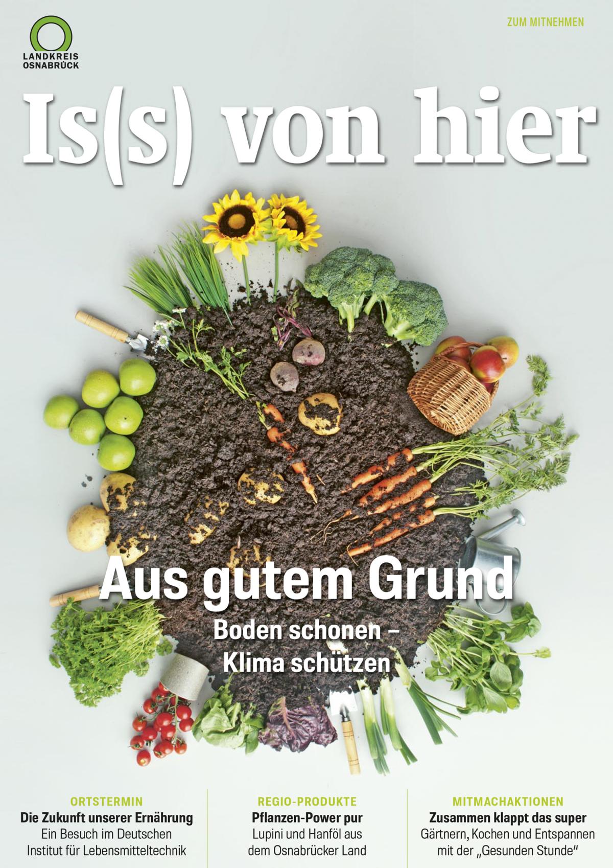 Cover der Zeitschrift mit dem Titel "Is(s) von hier"