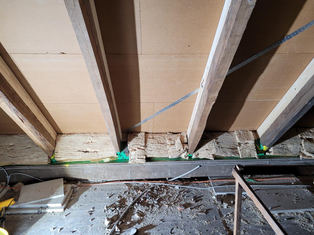 Dachgeschoss eines Einfamilienhauses