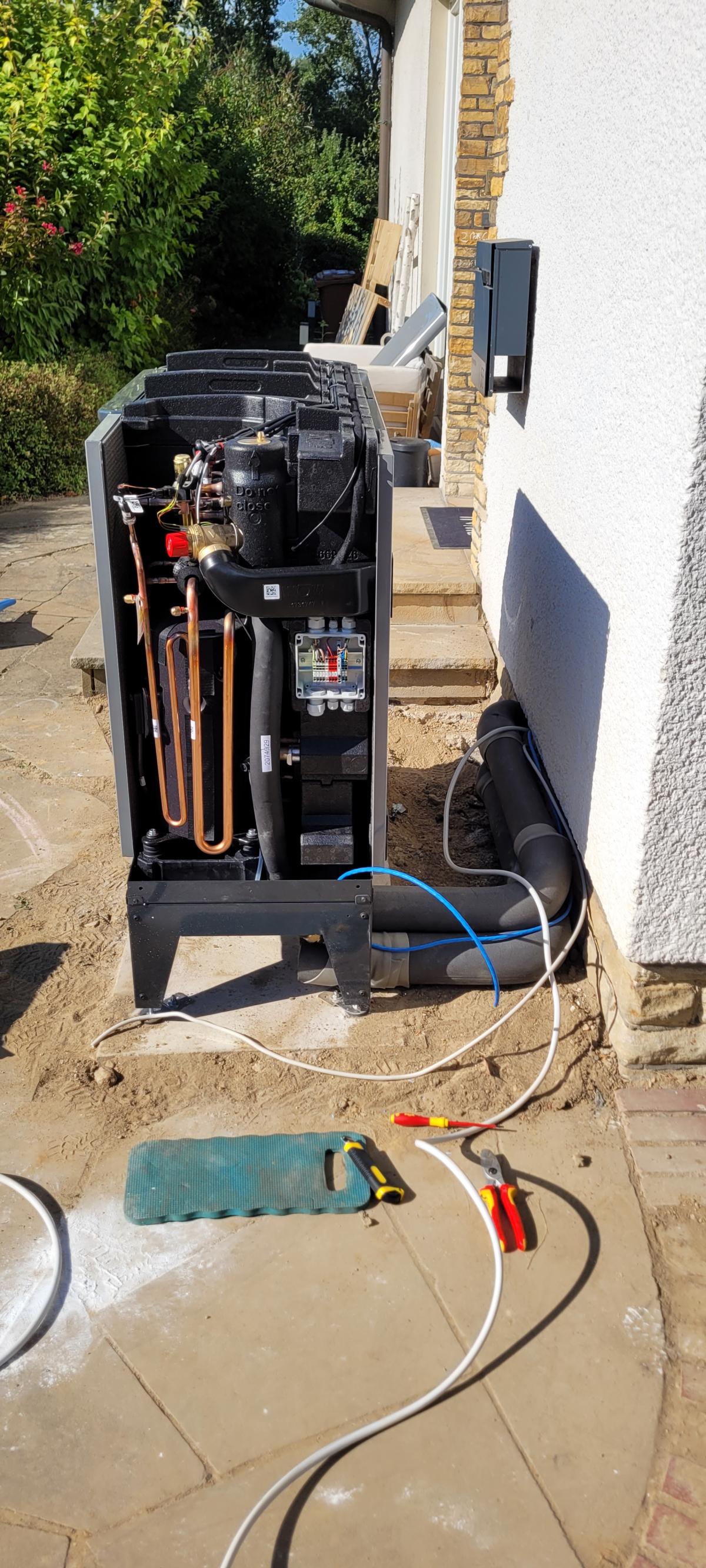 Baustelle Einfamilienhaus