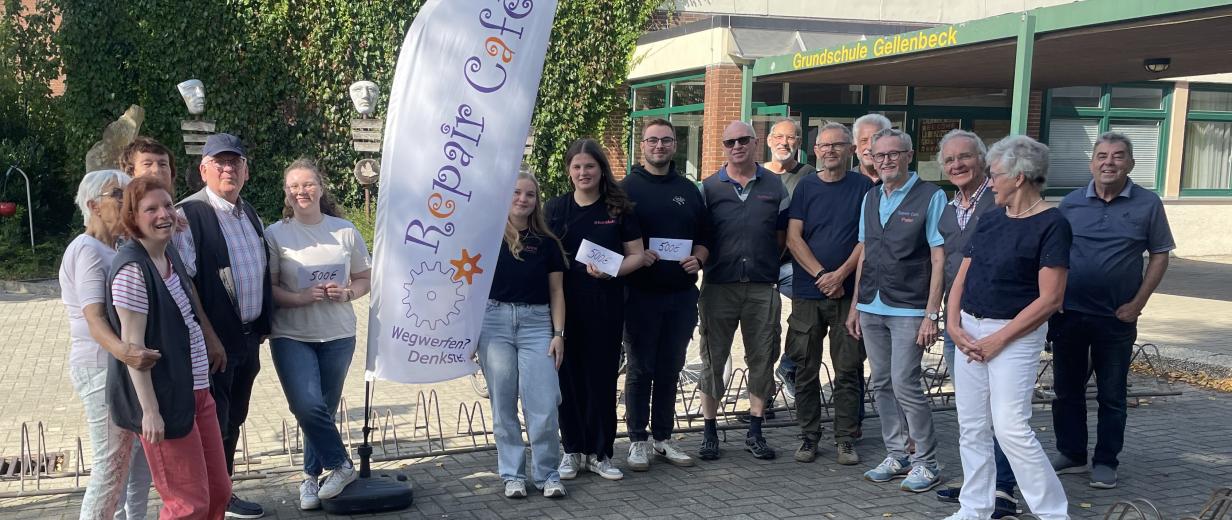 Gruppe von Personen im Feien