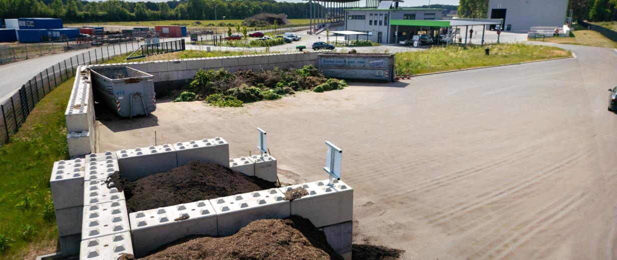 Öffnungszeiten der Grünplätze im Landkreis Osnabrück ändern sich im November Gelände Grünabfall