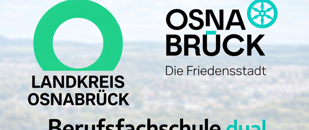 Zwei Logos und weiterer Text