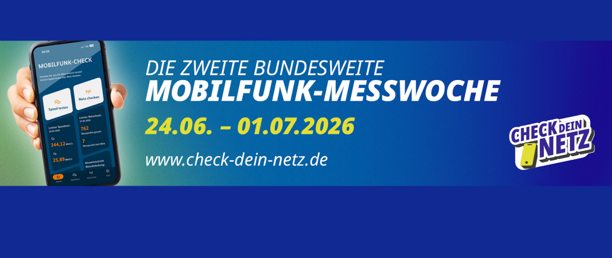 Grafik der Kampagne Check dein Netz