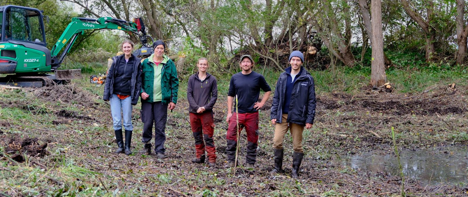 Gruppe von Personen im Freien
