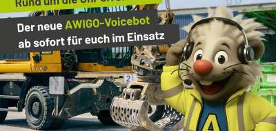 Grafisch gestaltetes Stinktier mit Kopfhörer