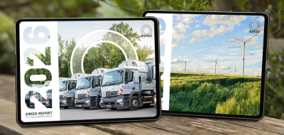 Zwei digitale Abbildungen der AWIGO Website