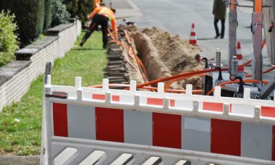 Bauarbeiten Kabelverlegung