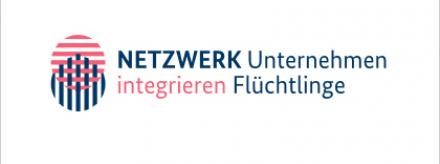 Logo Unternehmen integrieren Flüchtlinge