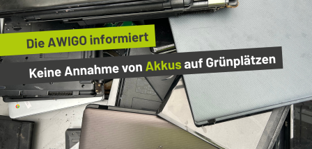 Entsorgte Elektrogeräte in einem Gittercontainer