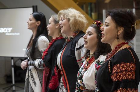 Ukrainischer Künstlerinnen und Künstler des National Academic Drama Theatre zu Gast im Kreishaus