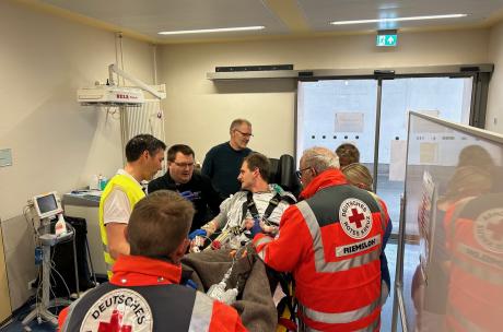 Katastrophenschutzübung an der Oberschule in Melle