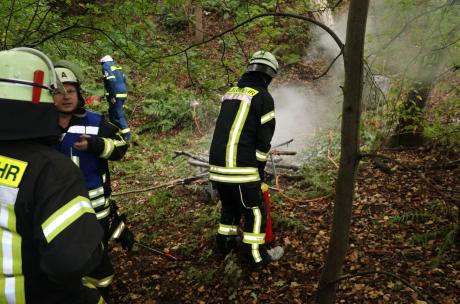 Großübung der Kreisfeuerwehr Osnabrück zwischen Bersenbrück und Ankum