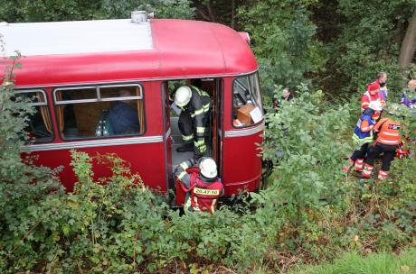 Großübung der Kreisfeuerwehr Osnabrück zwischen Bersenbrück und Ankum