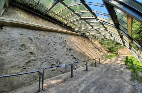 Überdachte archäologische Funde