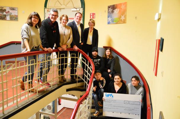 Lauter-Stiftung spendet 5.000 Euro für Hip-Hop-Projekt Lauter-Stiftung spendet 5.000 Euro für Hip-Hop-Projekt