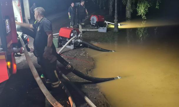 Hochwasser Feuerwehreinsatz in NRW