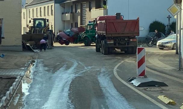 Hochwasser Feuerwehreinsatz in NRW