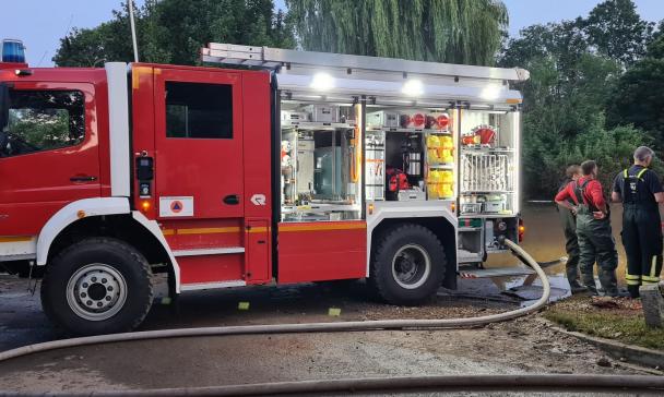 Hochwasser Feuerwehreinsatz in NRW