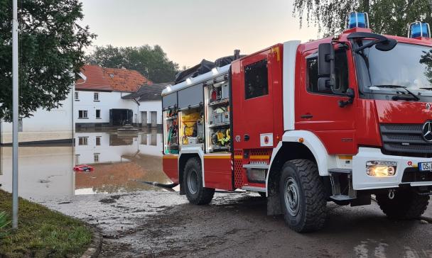 Hochwasser Feuerwehreinsatz in NRW