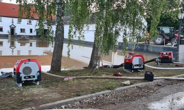 Hochwasser Feuerwehreinsatz in NRW