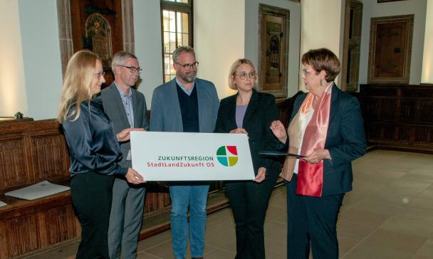 5 Personen im Osnabrücker Radthaus
