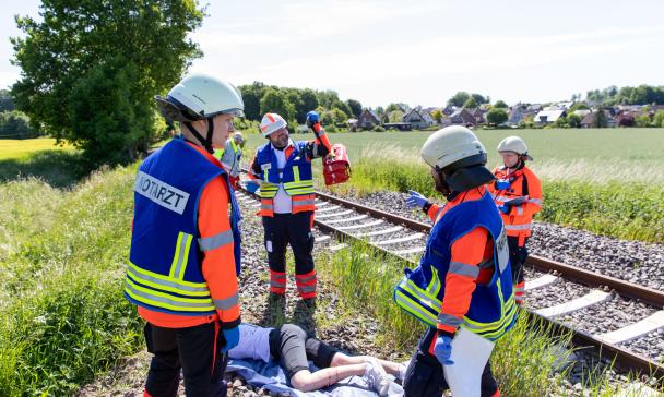 Katastrophenschutzübung 2023 in Bad Iburg