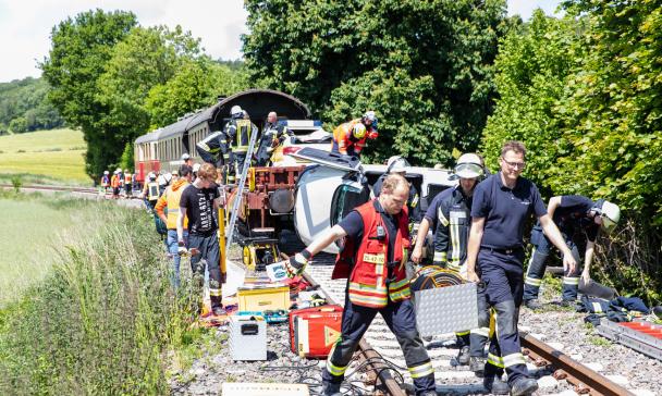 Katastrophenschutzübung 2023 in Bad Iburg