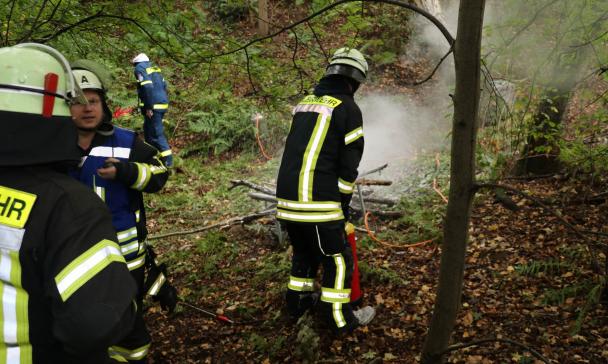 Großübung der Kreisfeuerwehr Osnabrück zwischen Bersenbrück und Ankum