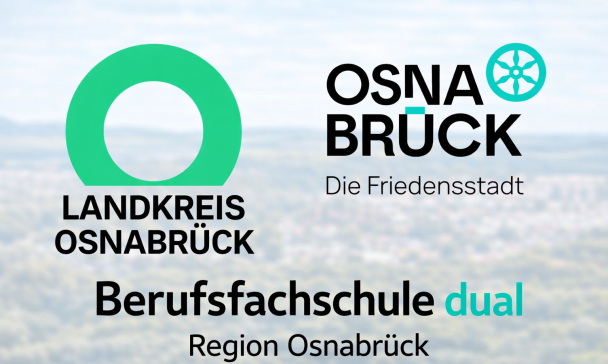 Zwei Logos und weiterer Text