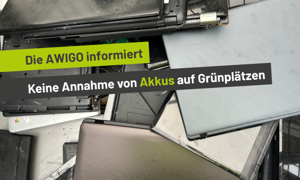 Entsorgte Elektrogeräte in einem Gittercontainer